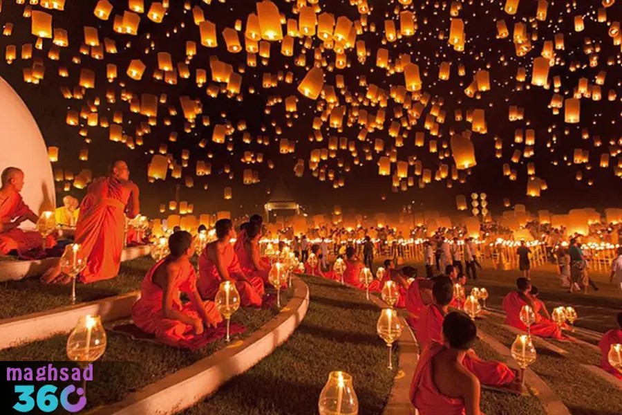 جشنواره فانوس یا Loy Krathong تایلند