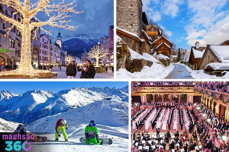 اتریش، بهترین کشور برای سفر در زمستان