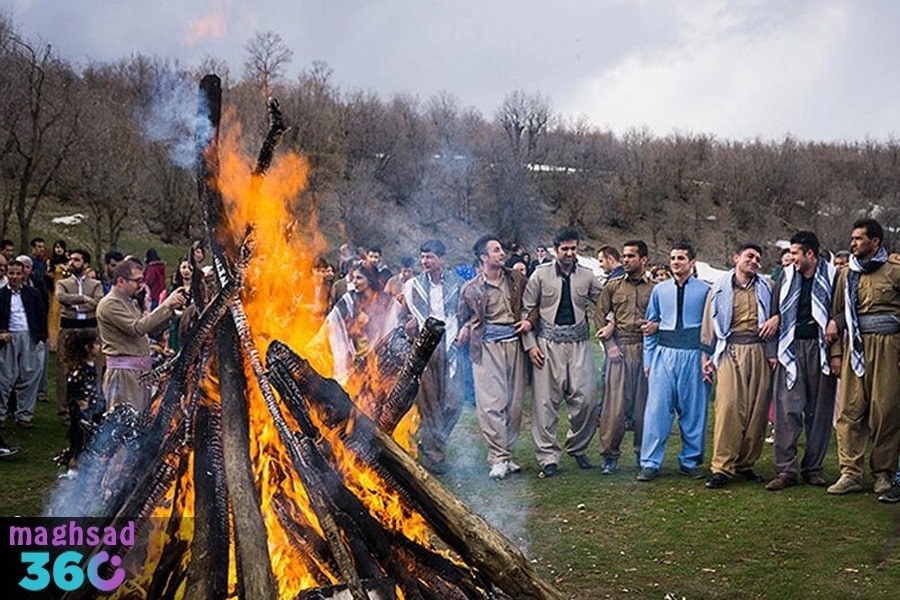 چهارشنبه سوری در کردستان